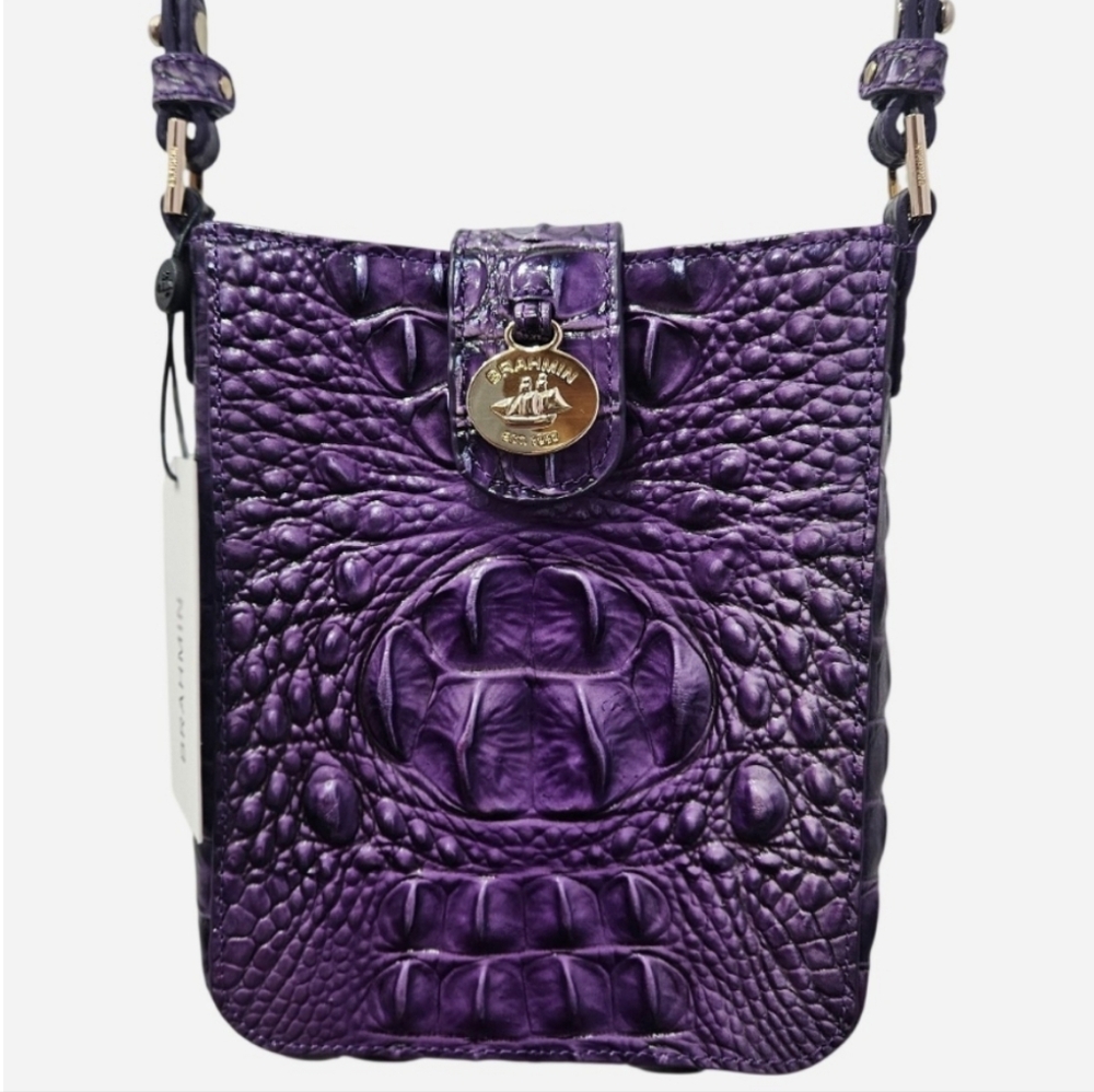 BRAHMIN - MARLEY Ultraviolet Ombre Melbourne Crossbody - NWT